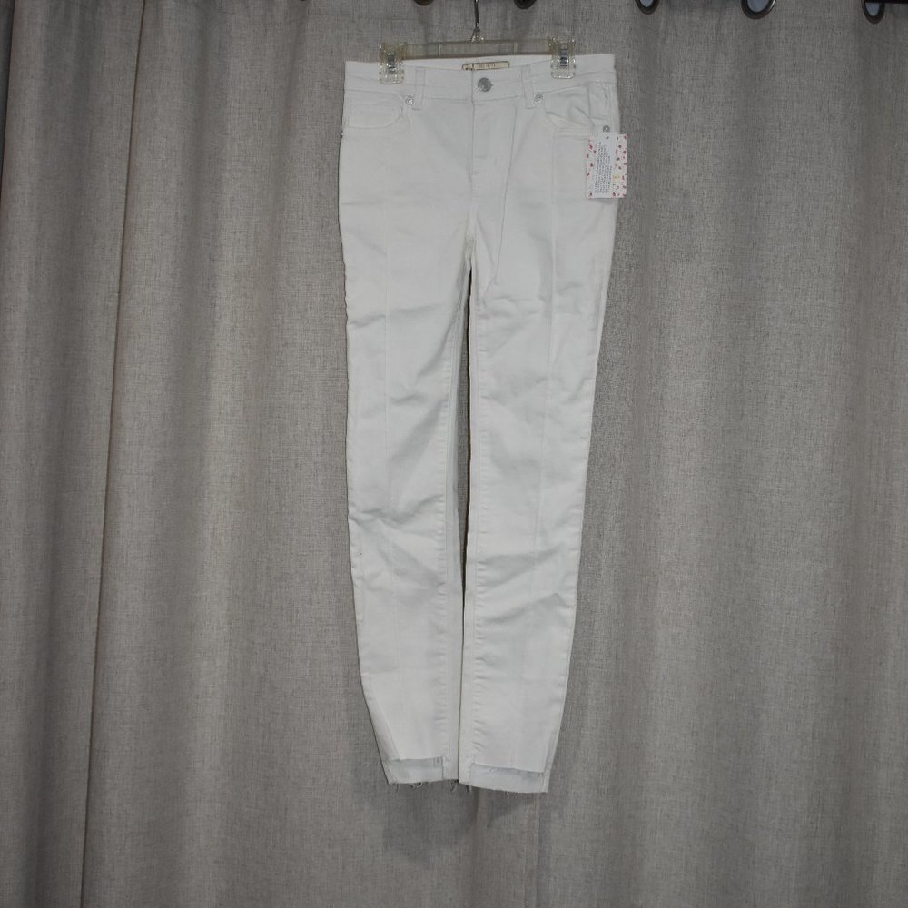 Free People 'Del Wray' white skinny jeans